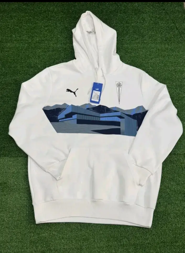 Polerón blanco Puma UC universidad católica - 3