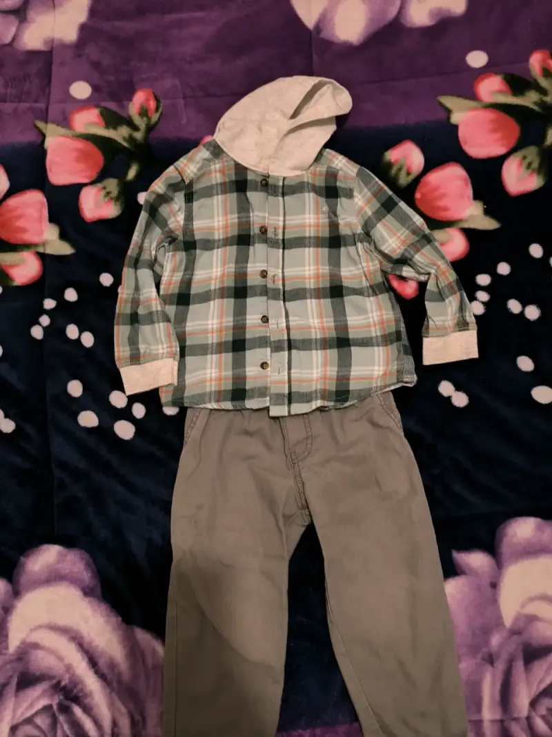 Conjunto infantil camisa y pantalón carters - 1