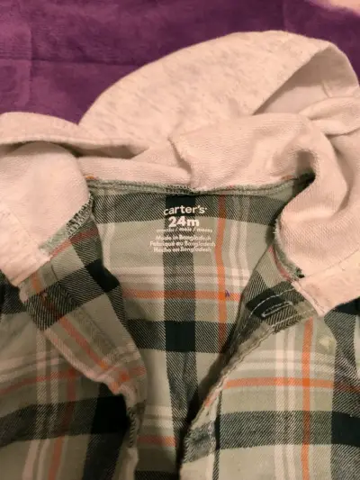 Conjunto infantil camisa y pantalón carters - miniatura 2