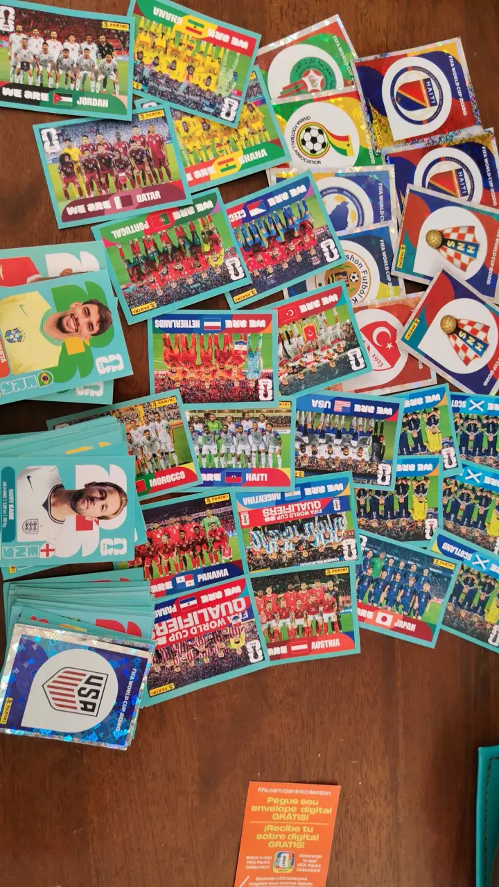 Colección de láminas Panini