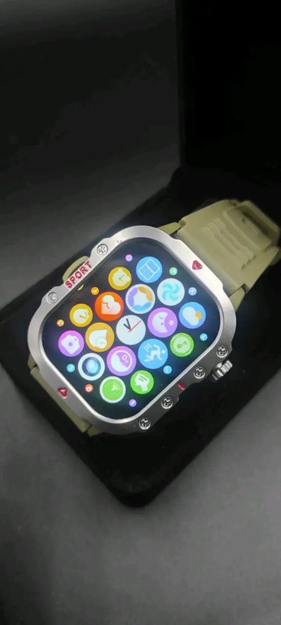 Smartwatch con correa militar reloj inteligente - 4