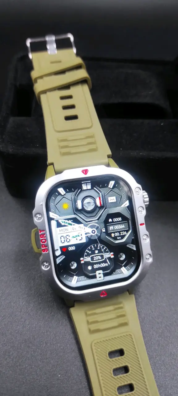 Smartwatch con correa militar reloj inteligente - 6