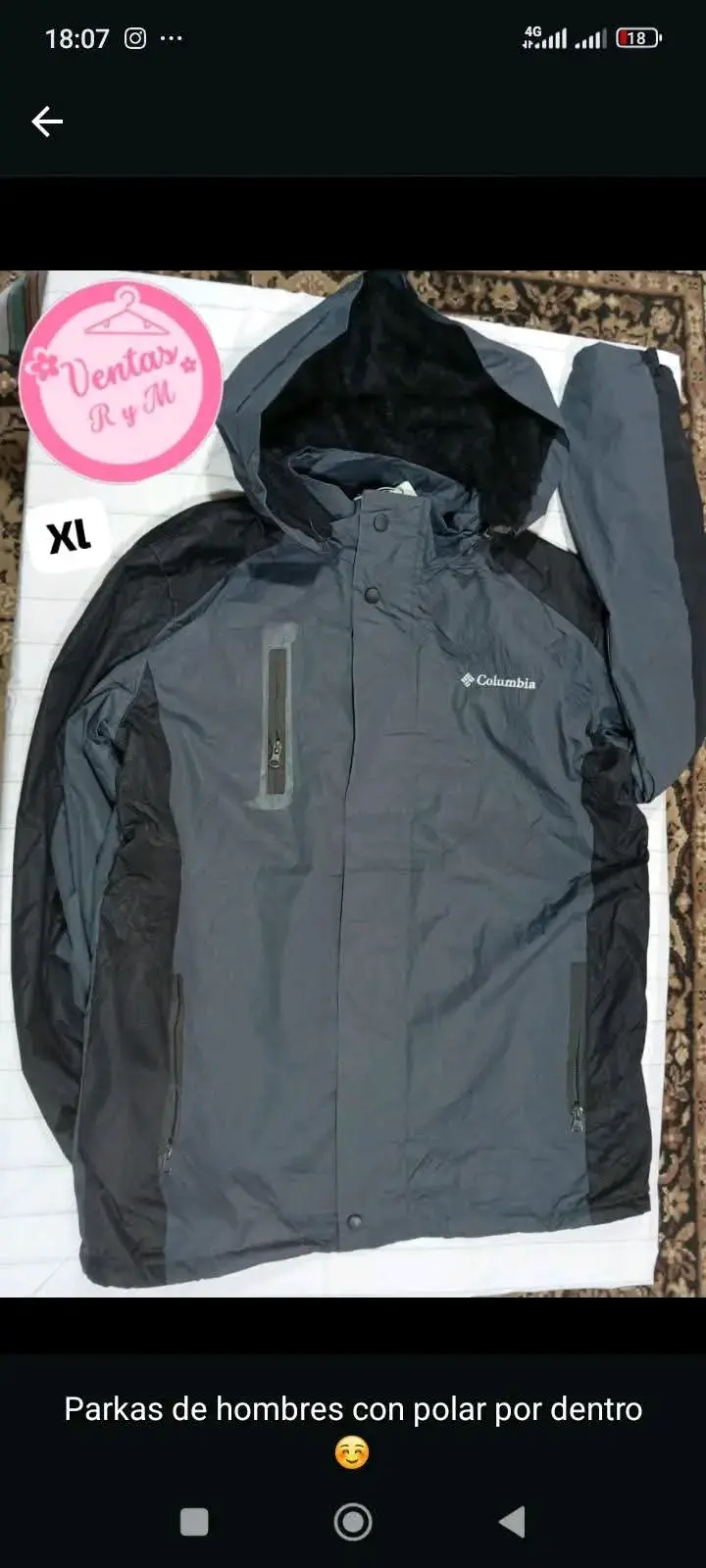 Chaqueta outdoor Columbia azul - 3