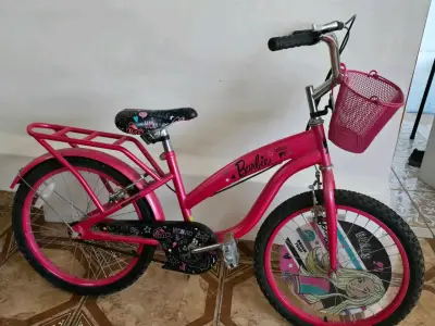Bicicleta infantil Barbie rosada ar0 25 - miniatura 1