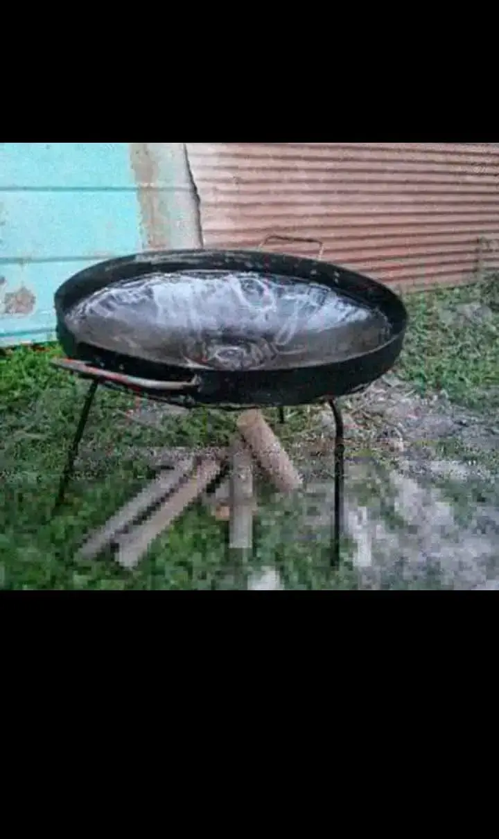Parrilla de disco metálico