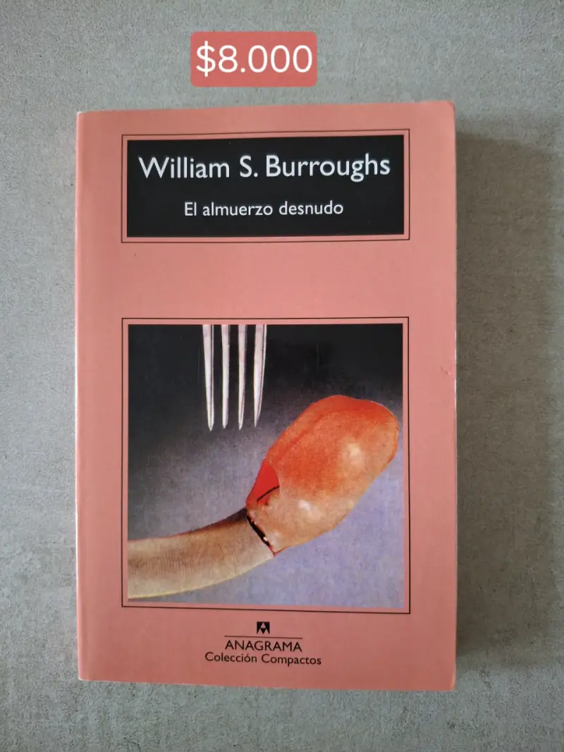 Libro 'El almuerzo desnudo' de Burroughs