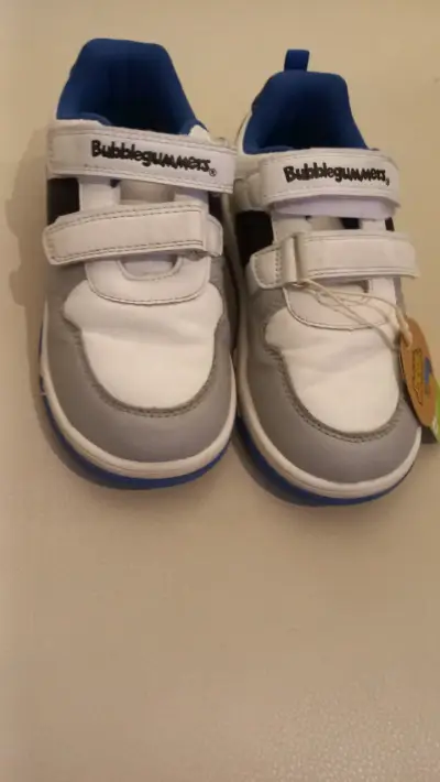 Zapatillas Bubblegummers blancas y grises - miniatura 1