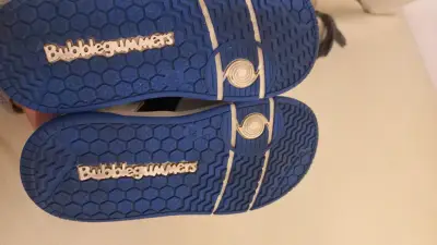 Zapatillas Bubblegummers blancas y grises - miniatura 3