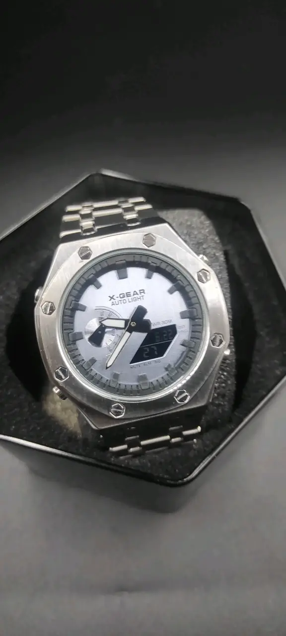 Reloj X-Gear plateado - 1