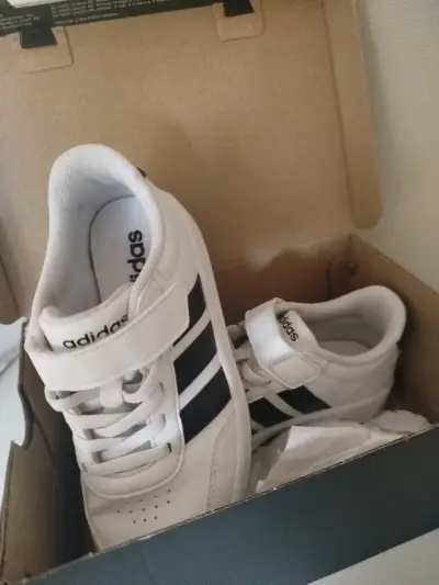 Zapatillas blancas Adidas niños - miniatura 1
