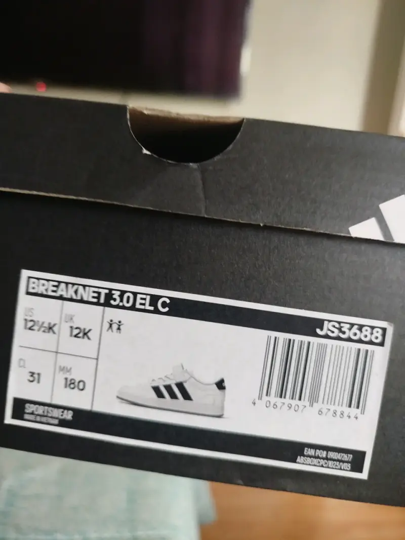 Zapatillas blancas Adidas niños - 5