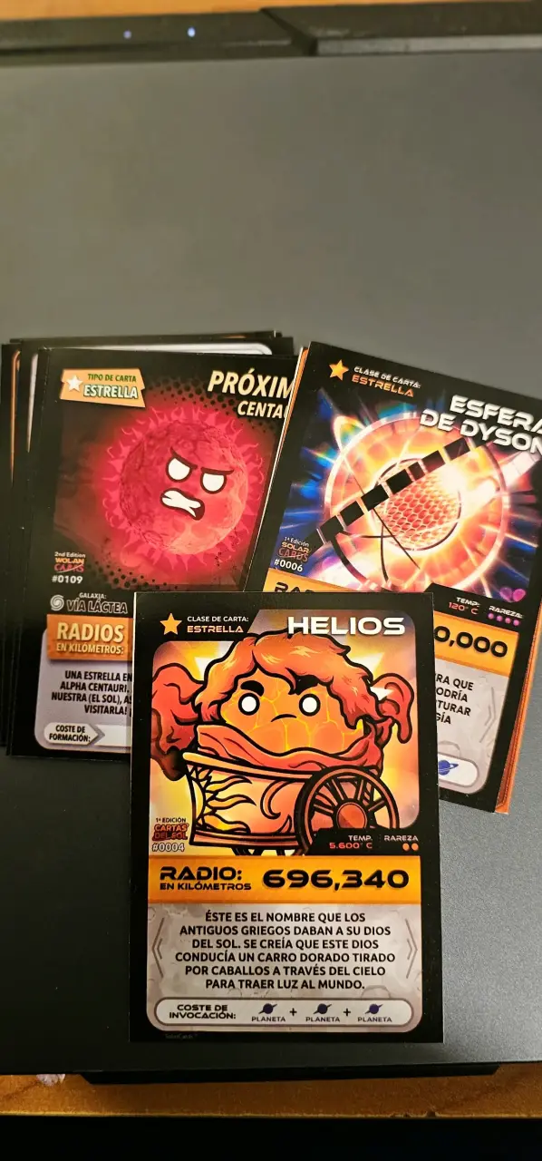 Solar Cards en español TCG 108 cartas. - 2