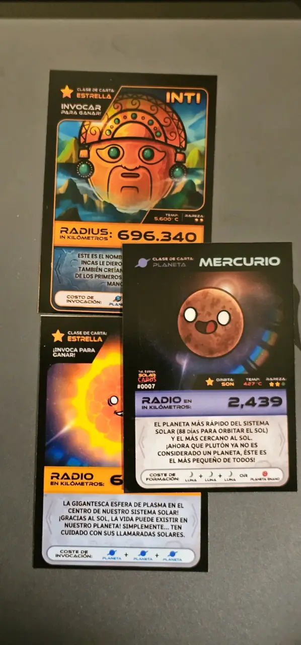 Solar Cards en español TCG 108 cartas. - 3