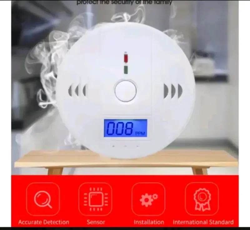 Detector de humo y monóxido de carbono