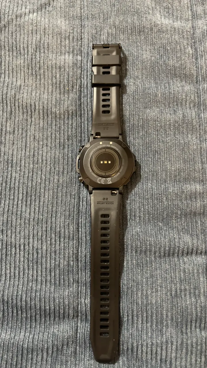 Reloj inteligente deportivo negro - 2
