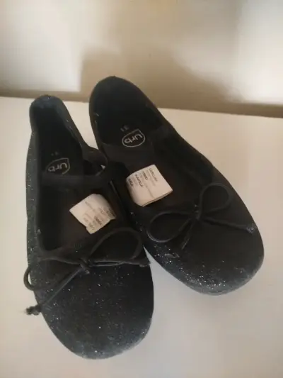 Bailarinas negras brillantes - miniatura 3