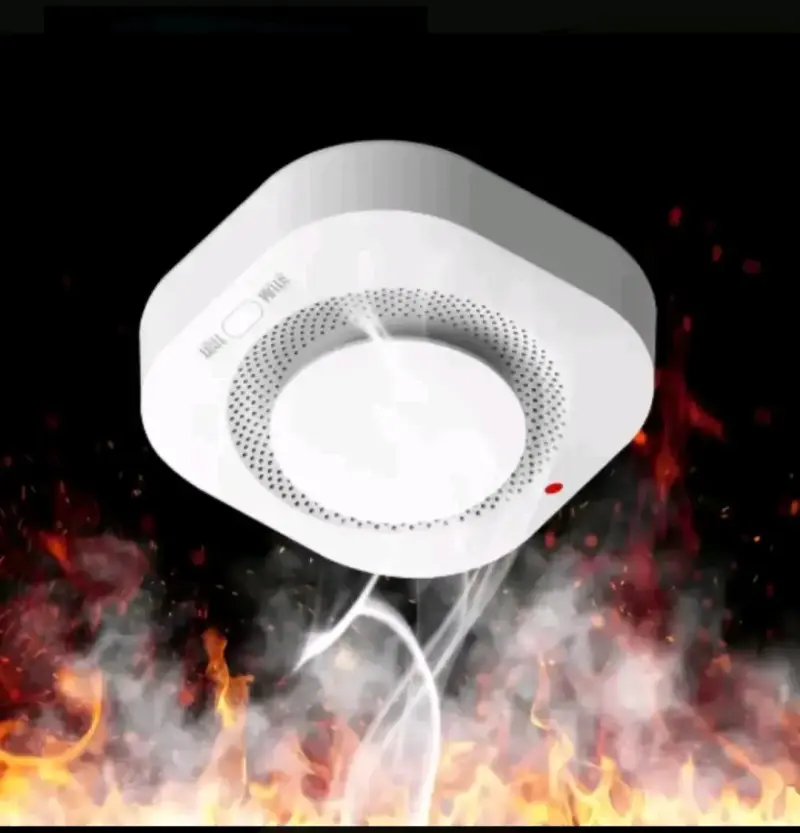 Detector de humo blanco