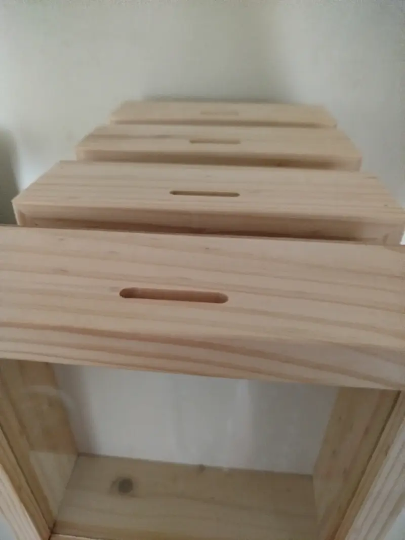 Caja de madera para ahorro/alcancía - 2