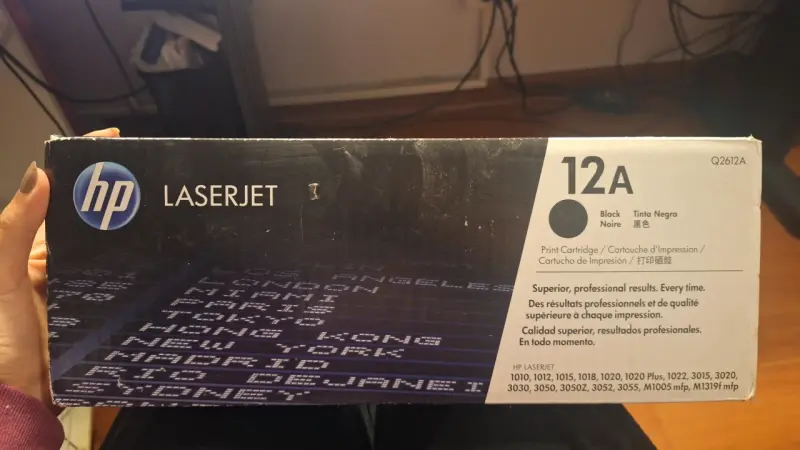 Cartucho de tinta HP LaserJet 12A - 2