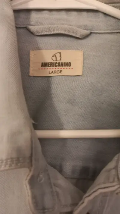 Camisa de mezclilla gris - miniatura 2