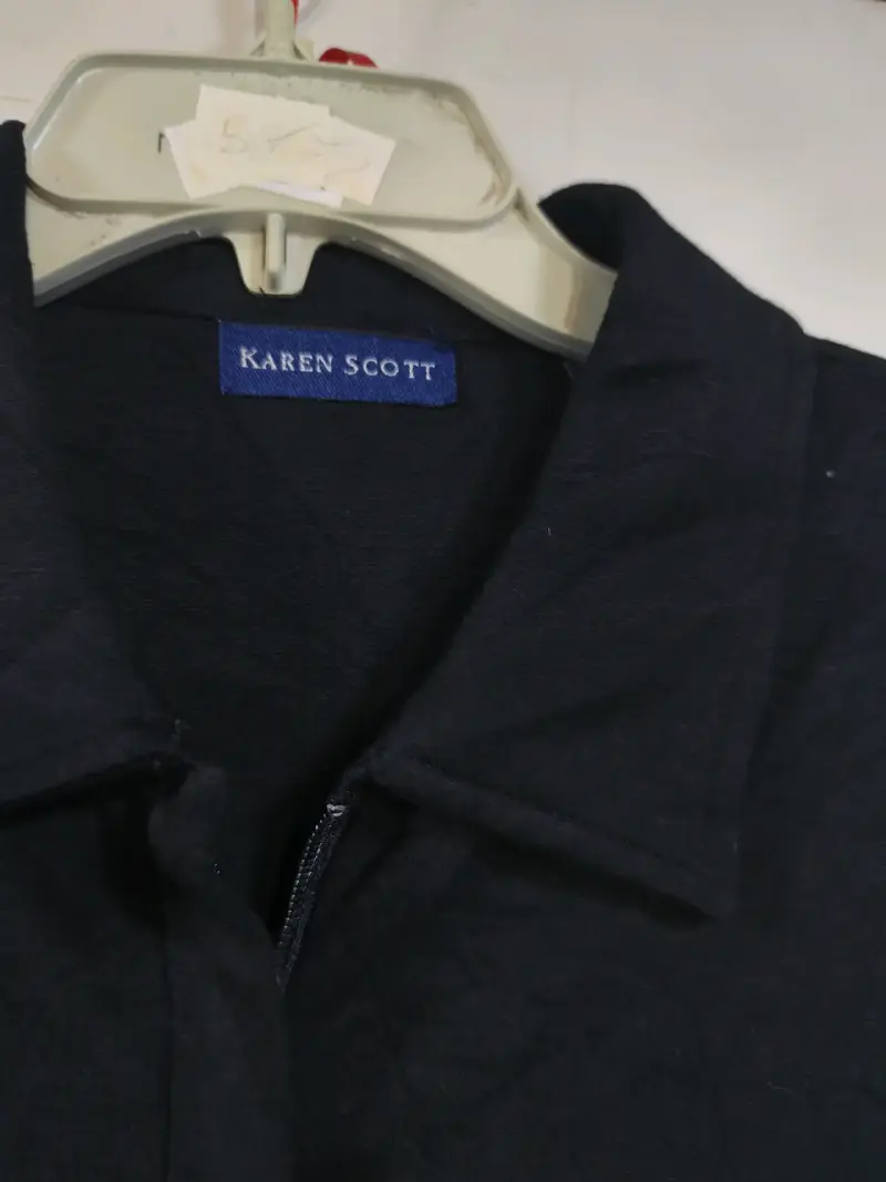 Abrigo negro Karen Scott - 4