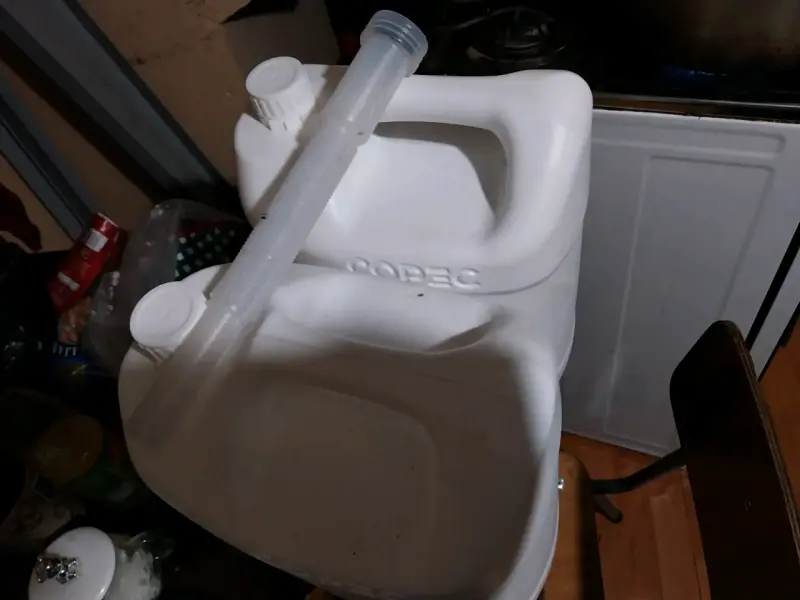 Bidón de uso marca Copec