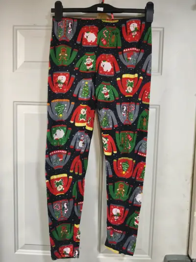 Pantalones leggings navideños estampados - miniatura 1