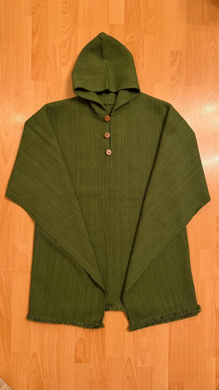 Poncho lana de oveja y alpaca, nuevos. - 2