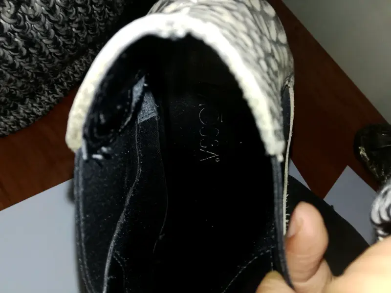 Botines de cuero negro y serpiente - 4