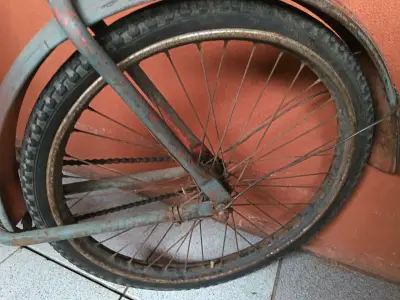 Bicicleta carretilla metálica (Triciclo) - miniatura 4