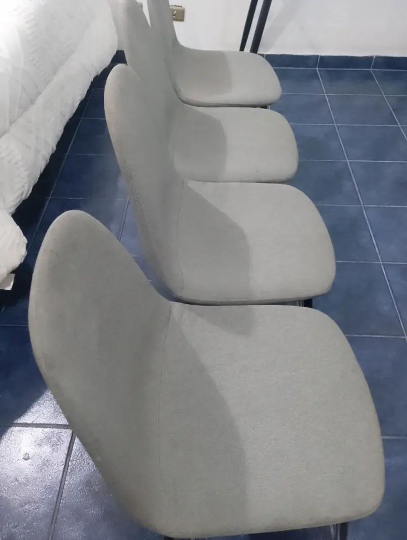 Juego de comedor vidrio y 4 sillas - 3