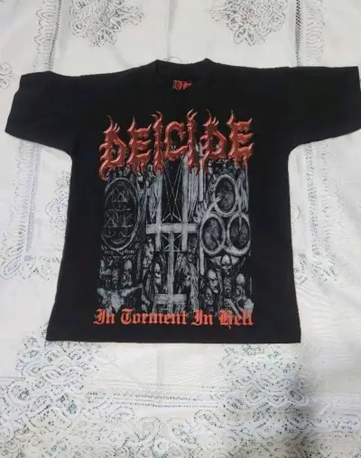 Polera negra metal Deicide mujer - miniatura 1