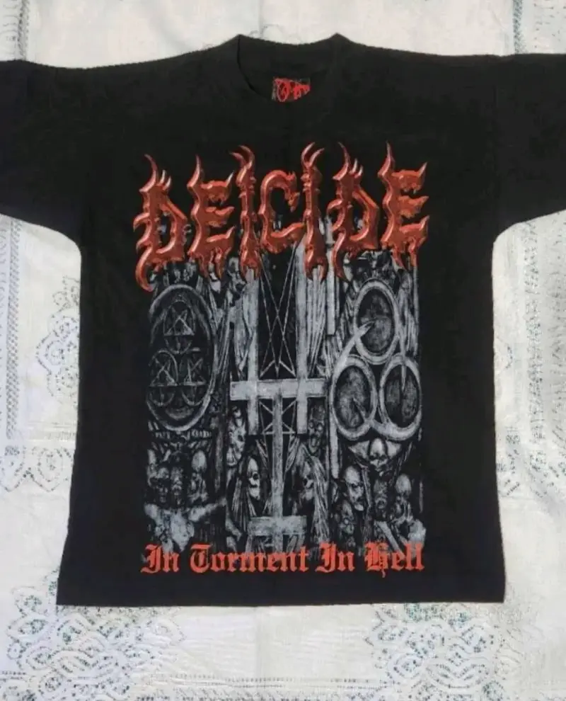 Polera negra metal Deicide mujer - 2