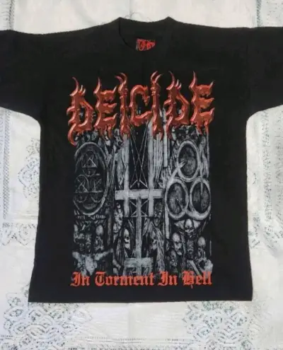 Polera negra metal Deicide mujer - miniatura 2