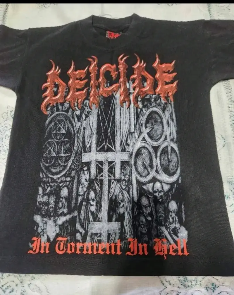 Polera negra metal Deicide mujer - 3