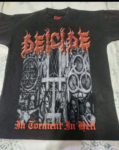 Polera negra metal Deicide mujer - miniatura 3
