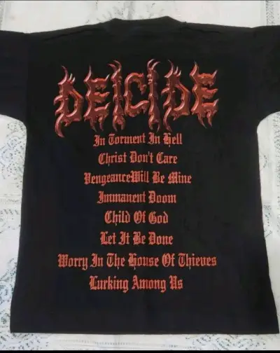 Polera negra metal Deicide mujer - miniatura 5