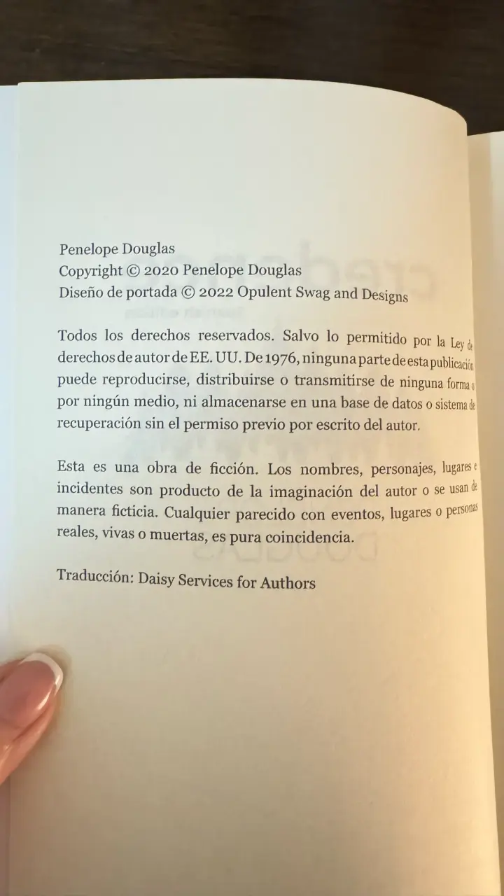Libro 'Credence' Penelope Douglas - 4