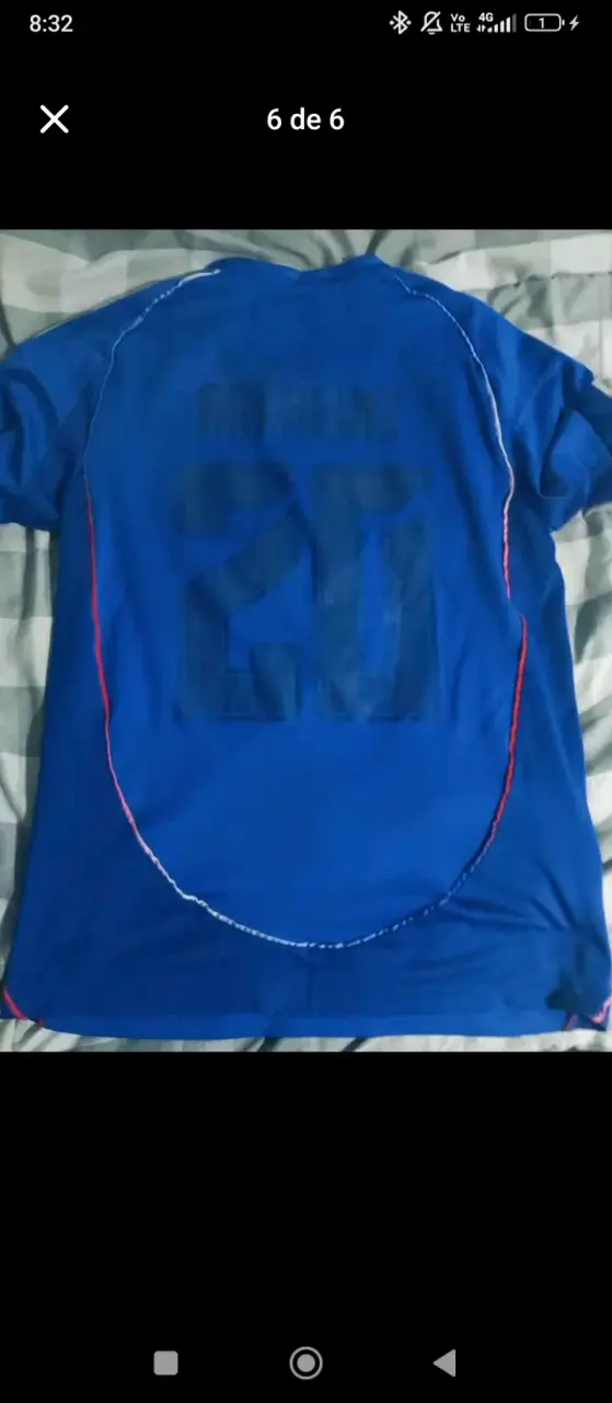 Camiseta azul de fútbol Universidad de Chile - 6
