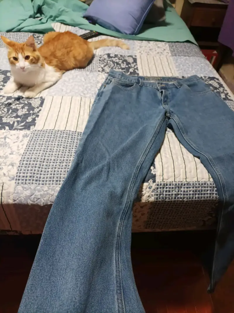 Jeans wrangler azul oscuro de hombre - 5