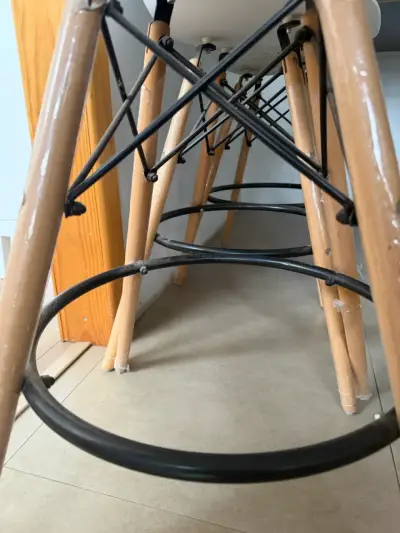 Taburetes silla piso bar eames - miniatura 4