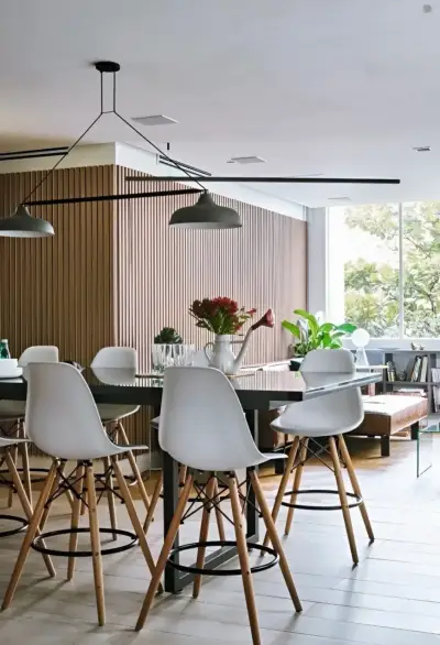 Taburetes silla piso bar eames - miniatura 5