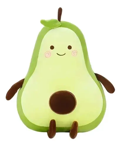 Peluche de palta sonriente