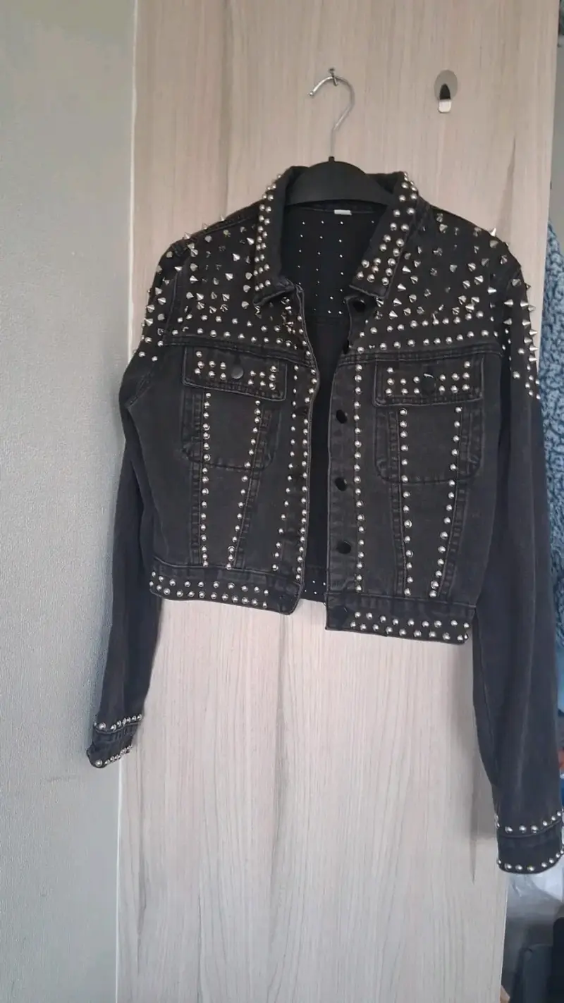 Chaqueta de cuero café mujer - 3