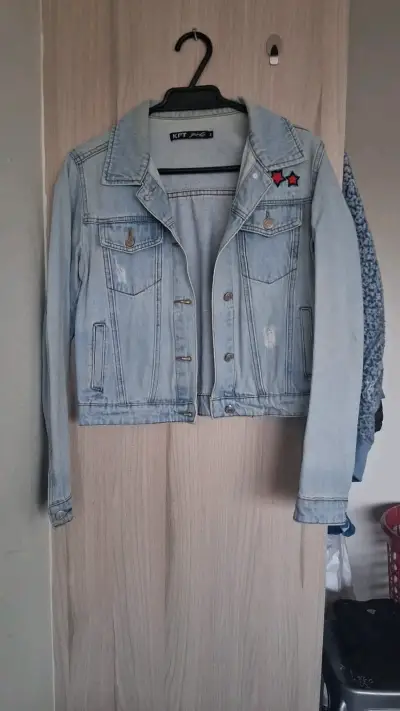 Chaqueta de cuero café mujer - miniatura 4