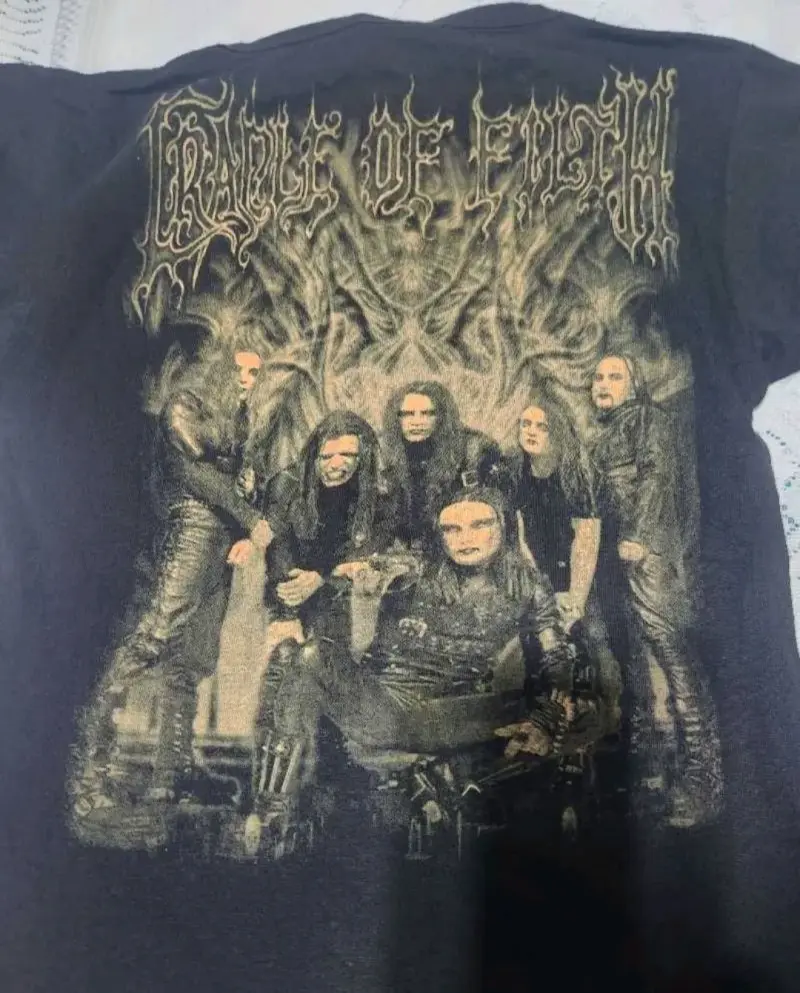 Polera Cradle of Filth negra importada mujer - 4
