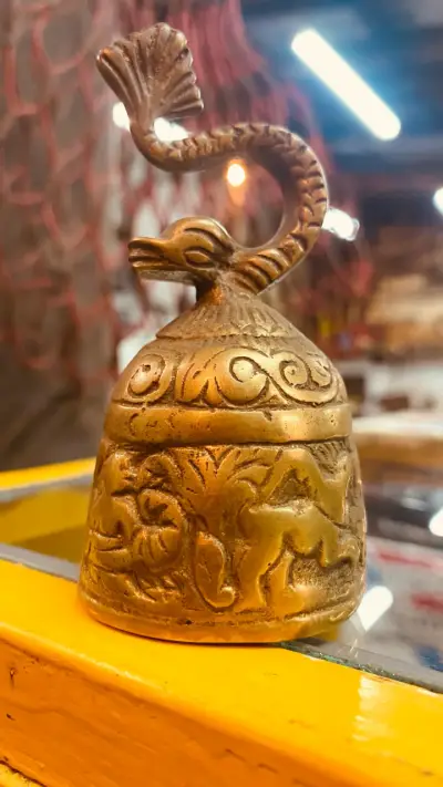 Campana decorativa de bronce - miniatura 3