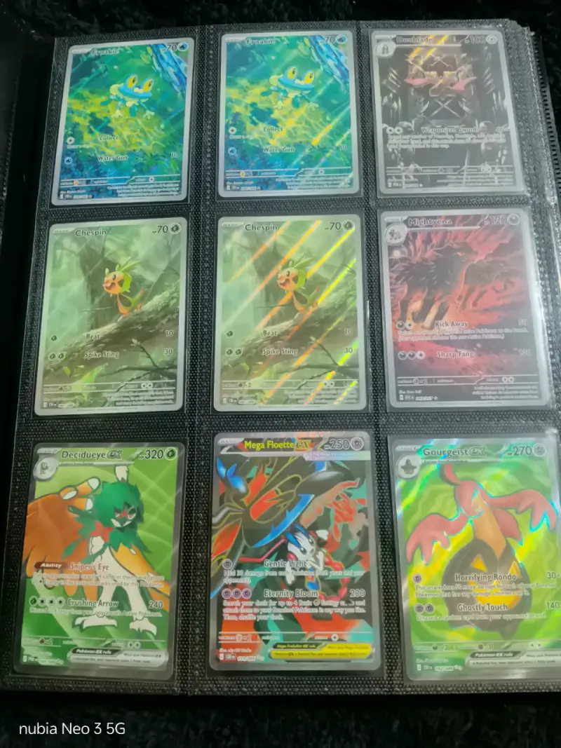 Set de cartas Pokémon full art