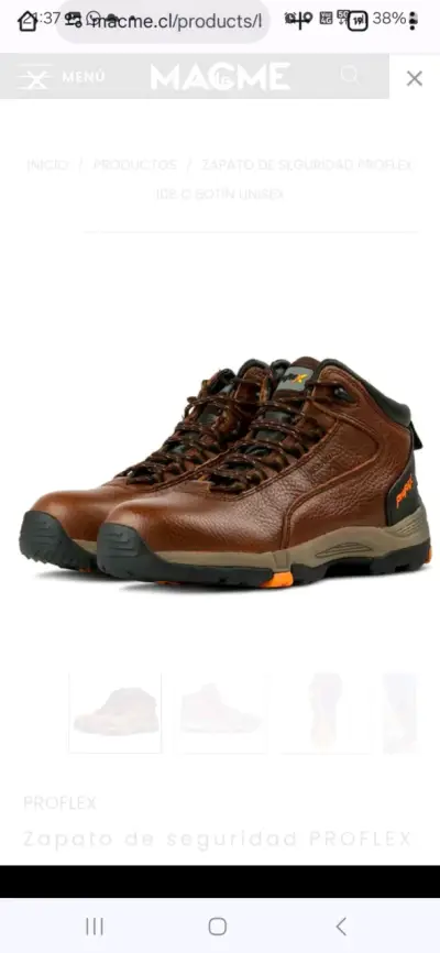 Botas de trekking Proflex marrones - miniatura 2
