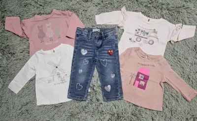 Conjunto poleras y jeans niña - miniatura 1